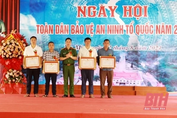 Xã Na Mèo tổ chức Ngày hội Toàn dân bảo vệ an ninh Tổ quốc” năm 2024