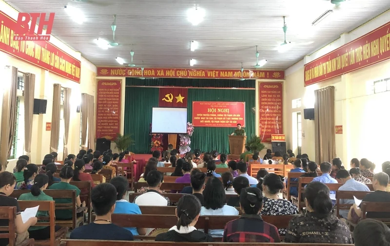 Thạch Thành: Xây dựng hình ảnh người chiến sỹ Công an đẹp trong lòng dân