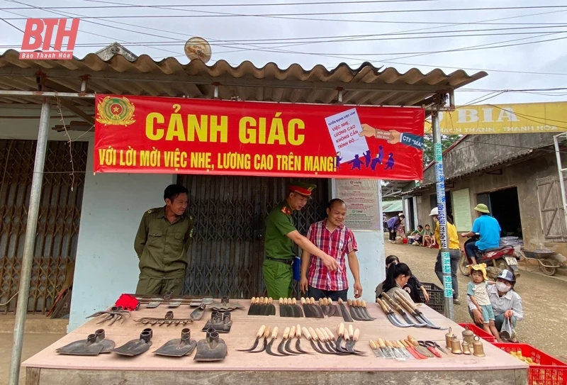 Thạch Thành: Xây dựng hình ảnh người chiến sỹ Công an đẹp trong lòng dân