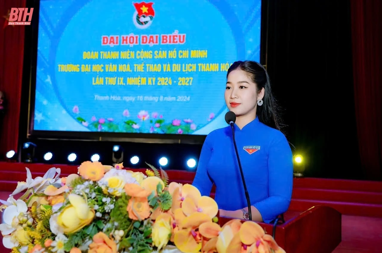 Đại hội đại biểu Đoàn TNCS Hồ Chí Minh Trường Đại học Văn hóa, Thể thao và Du lịch link vào m88 mới nhất lần thứ IX, nhiệm kỳ 2024-2027