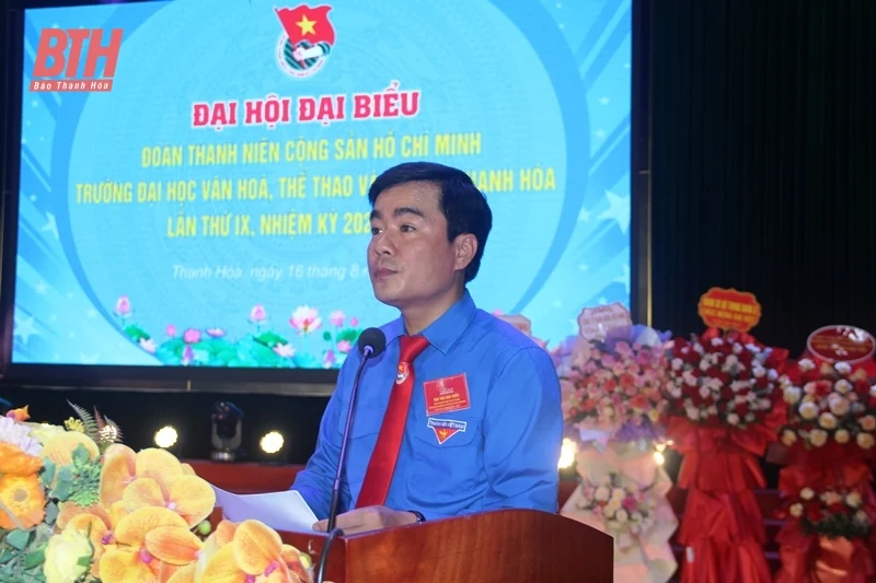 Đại hội đại biểu Đoàn TNCS Hồ Chí Minh Trường Đại học Văn hóa, Thể thao và Du lịch link vào m88 mới nhất lần thứ IX, nhiệm kỳ 2024-2027