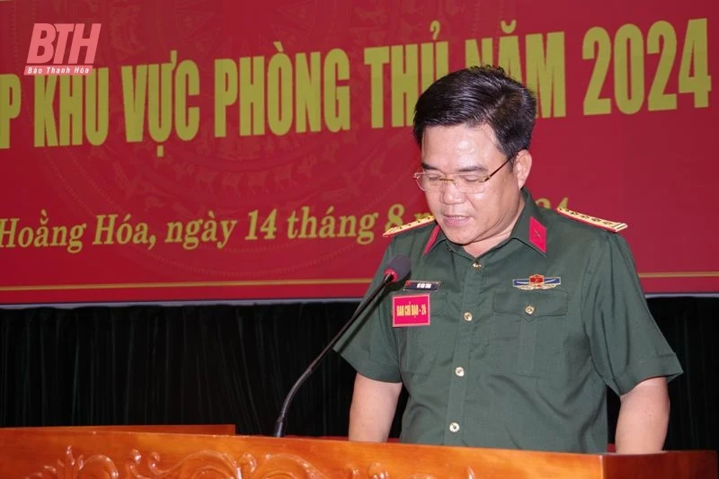 Khai mạc diễn tập khu vực phòng thủ huyện Hoằng Hoá năm 2024