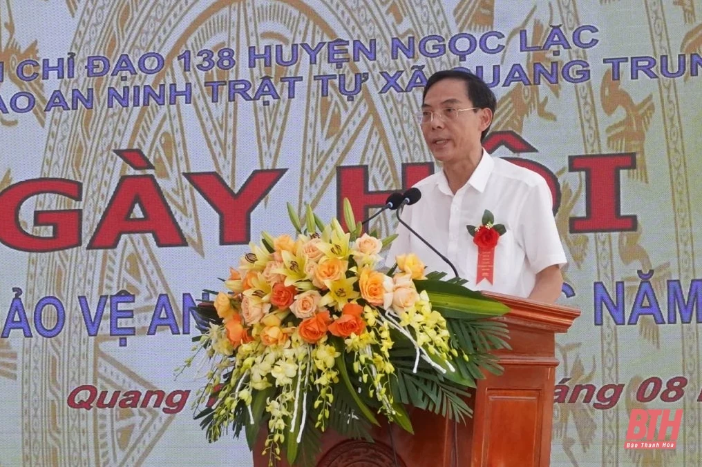 Ngày hội Toàn dân bảo vệ an ninh Tổ quốc tại xã Quang Trung