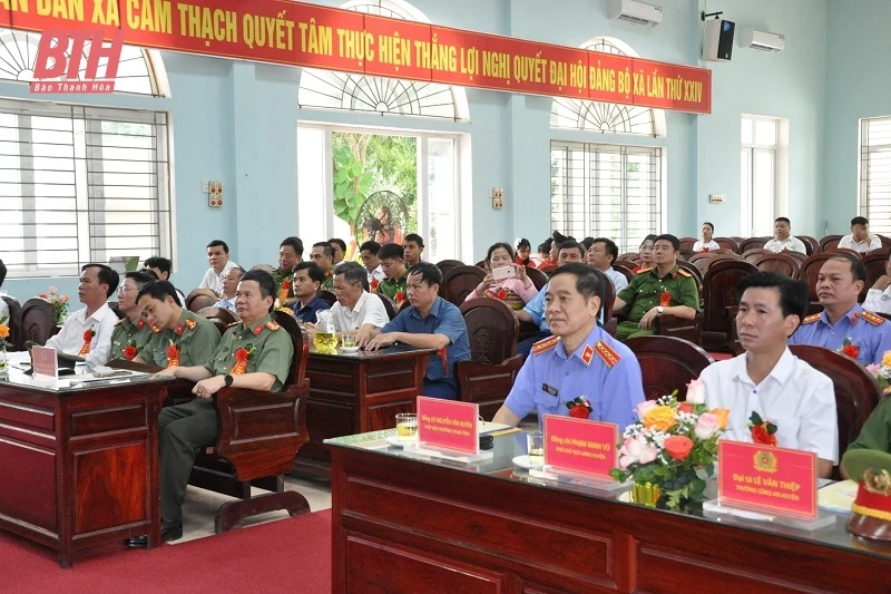 Ngày hội Toàn dân bảo vệ an ninh Tổ quốc” tại xã Cẩm Thạch