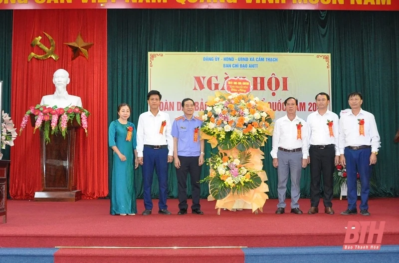 Ngày hội Toàn dân bảo vệ an ninh Tổ quốc” tại xã Cẩm Thạch