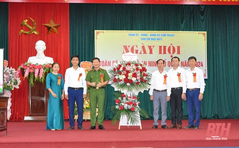 Ngày hội Toàn dân bảo vệ an ninh Tổ quốc” tại xã Cẩm Thạch