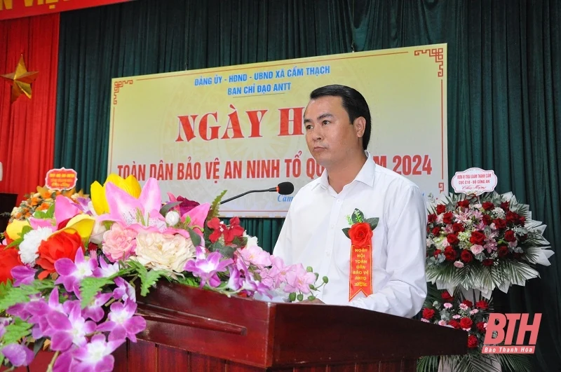 Ngày hội Toàn dân bảo vệ an ninh Tổ quốc” tại xã Cẩm Thạch