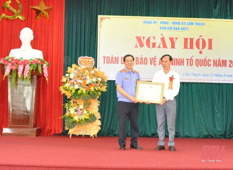 Ngày hội Toàn dân bảo vệ an ninh Tổ quốc” tại xã Cẩm Thạch