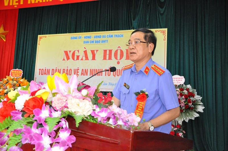 Ngày hội Toàn dân bảo vệ an ninh Tổ quốc” tại xã Cẩm Thạch