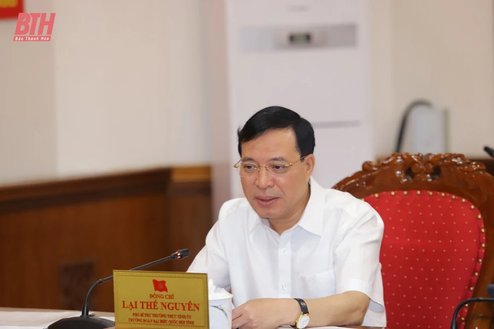 Ban Thường vụ Tỉnh ủy cho ý kiến vào Kế hoạch tổ chức đại hội đảng bộ các cấp tiến tới Đại hội đại biểu Đảng bộ tỉnh Thanh Hóa lần thứ XX, nhiệm kỳ 2025 - 2030