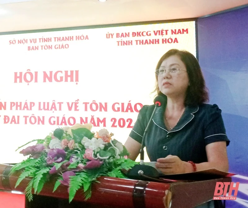 Phổ biến pháp luật về tôn giáo và đất đai tôn giáo năm 2024