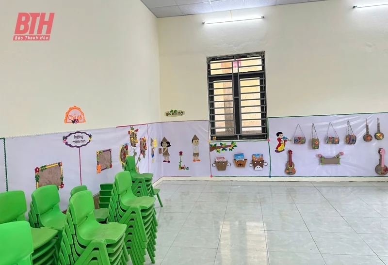 Khánh thành 2 phòng học tại điểm trường Mầm non bản Cơm