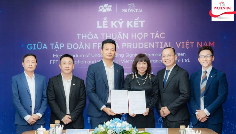 FPT và Prudential Việt Nam ký kết biên bản hợp tác chiến lược