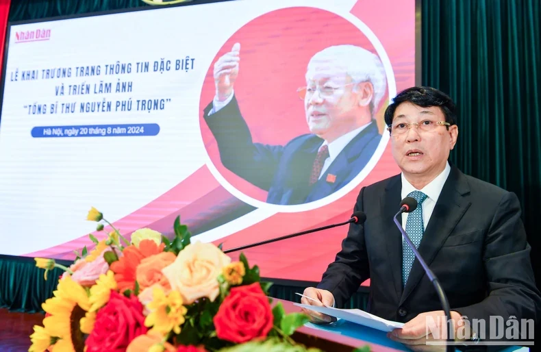 Khai trương Trang thông tin đặc biệt “Tổng Bí thư Nguyễn Phú Trọng - Nhà lãnh đạo có tâm, có tầm của Đảng”