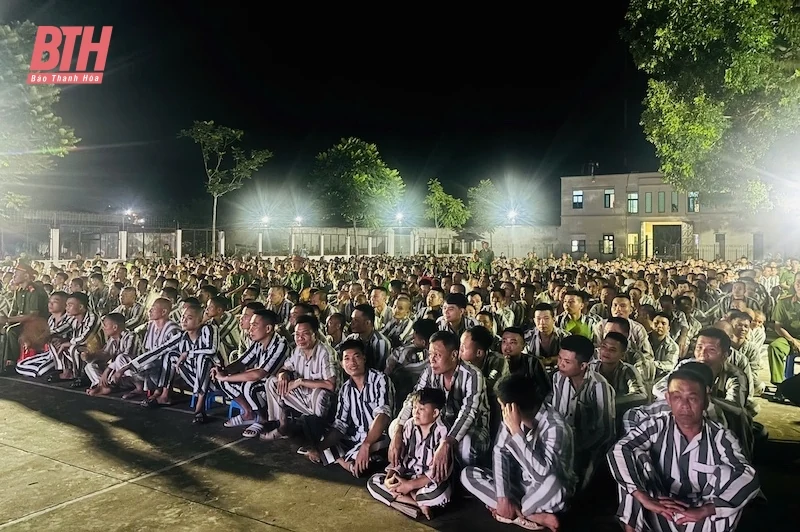 Tập huấn hoạt động văn hoá - thể thao tại Trại giam Thanh Cẩm