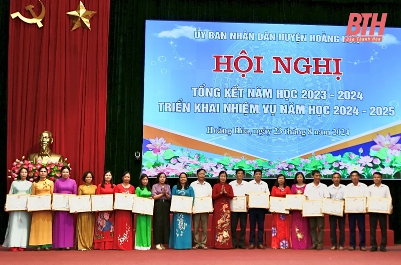Năm học 2024-2025, Hoằng Hoá phấn đấu nằm trong tốp đầu của tỉnh