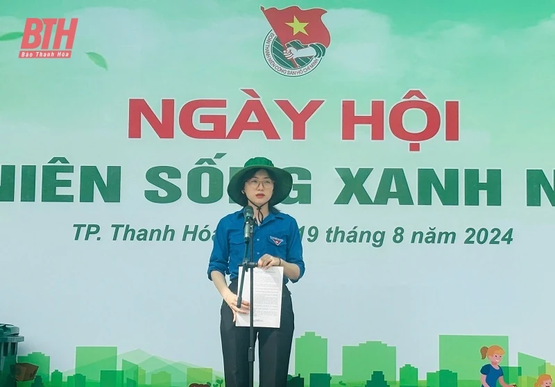 Sôi nổi các hoạt động tại Ngày hội thanh niên sống xanh năm 2024