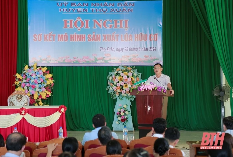Sơ kết mô hình sản xuất lúa hữu cơ