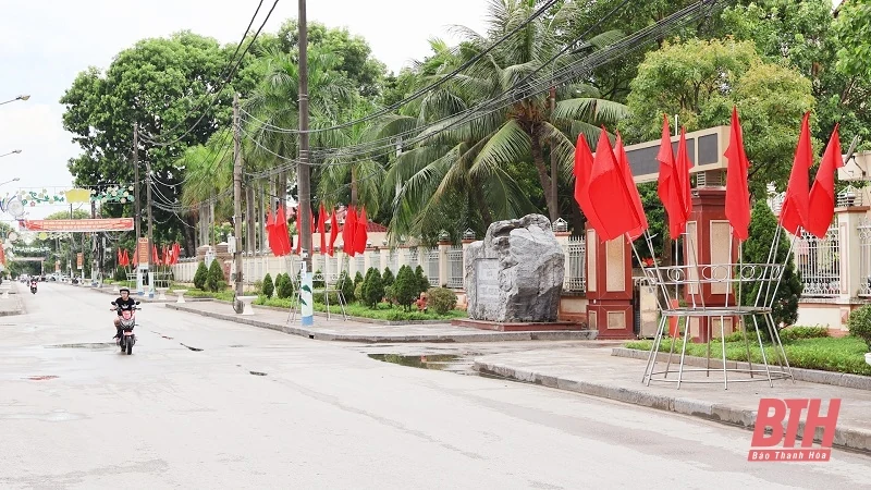 Thị xã Nghi Sơn rực rỡ cờ đỏ sao vàng dịp Quốc khánh 2/9
