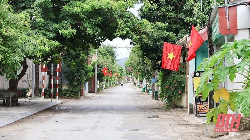 Thị xã Nghi Sơn rực rỡ cờ đỏ sao vàng dịp Quốc khánh 2/9