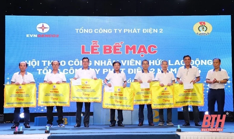 Công ty TNHH MTV Thủy điện Trung Sơn đạt thành tích cao trong Hội thao Cán bộ công nhân viên lao động