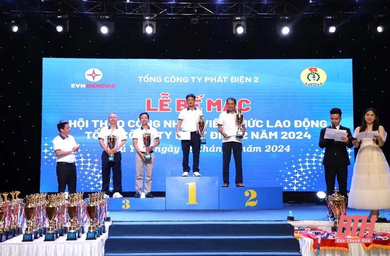 Công ty TNHH MTV Thủy điện Trung Sơn đạt thành tích cao trong Hội thao Cán bộ công nhân viên lao động