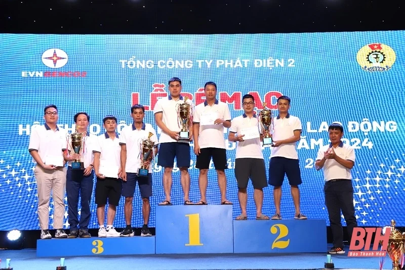 Công ty TNHH MTV Thủy điện Trung Sơn đạt thành tích cao trong Hội thao Cán bộ công nhân viên lao động