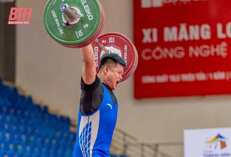 Thanh Hóa xếp thứ ba toàn đoàn tại Giải vô địch Cử tạ CLB quốc gia năm 2024