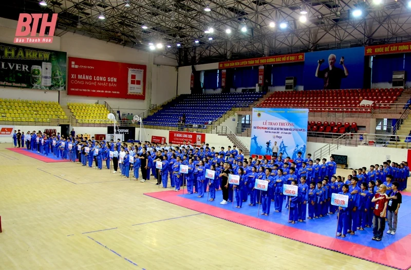 Hơn 200 VĐV tranh tài tại Giải Vovinam các CLB tỉnh Thanh Hóa - Cúp Rego