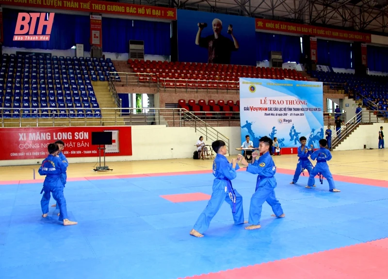 Hơn 200 VĐV tranh tài tại Giải Vovinam các CLB tỉnh Thanh Hóa - Cúp Rego