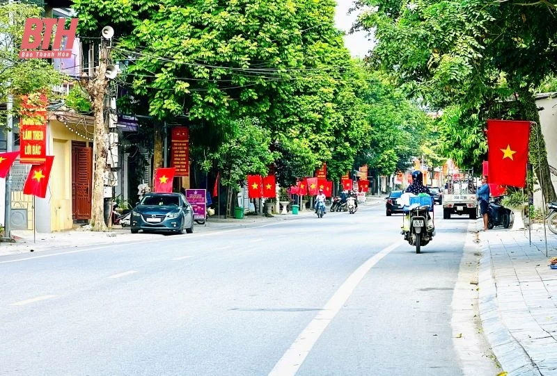 Rực rỡ cờ hoa đón mừng Quốc khánh