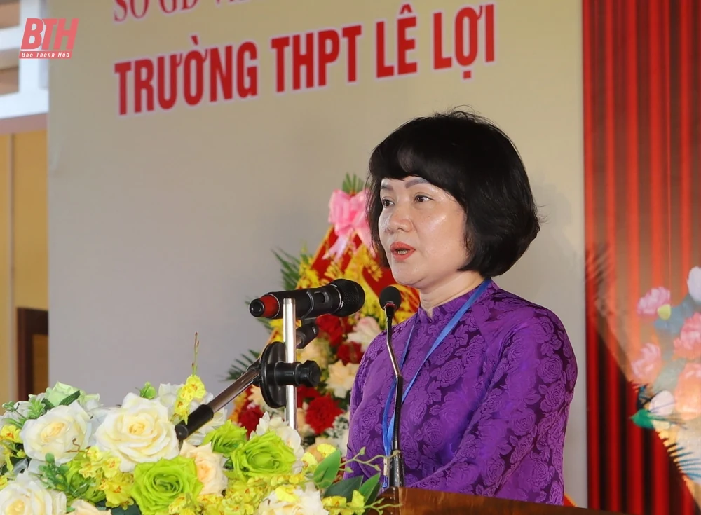Bí thư Tỉnh ủy Đỗ Trọng Hưng dự lễ khai giảng năm học mới 2024-2025 tại Trường THPT Lê Lợi