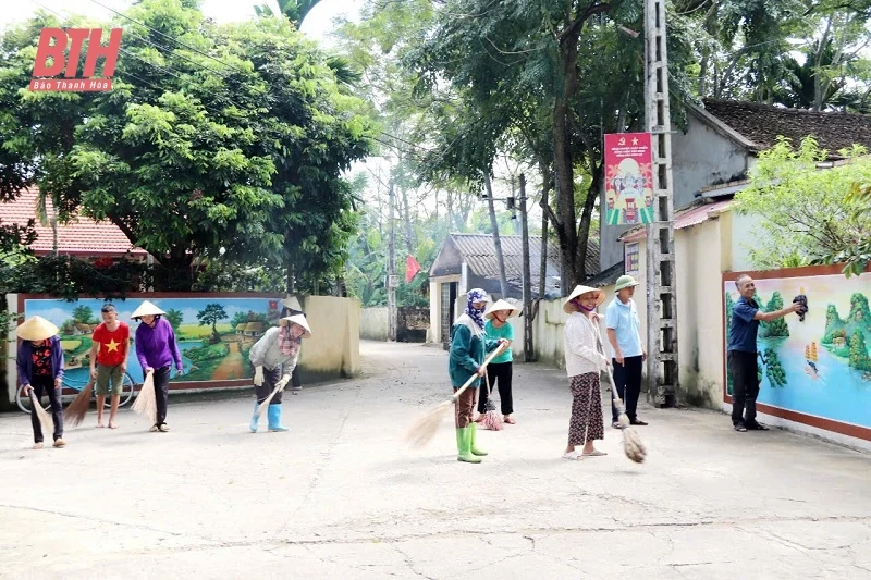 Đẹp làng quê từ phong trào khu dân cư “sáng - xanh - sạch - đẹp - an toàn ở huyện Yên Định
