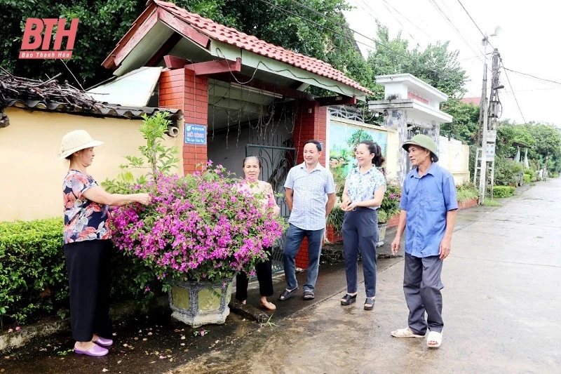 Đẹp làng quê từ phong trào khu dân cư “sáng - xanh - sạch - đẹp - an toàn ở huyện Yên Định