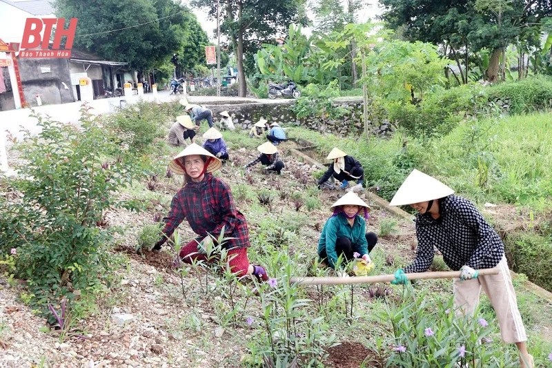 Đẹp làng quê từ phong trào khu dân cư “sáng - xanh - sạch - đẹp - an toàn ở huyện Yên Định