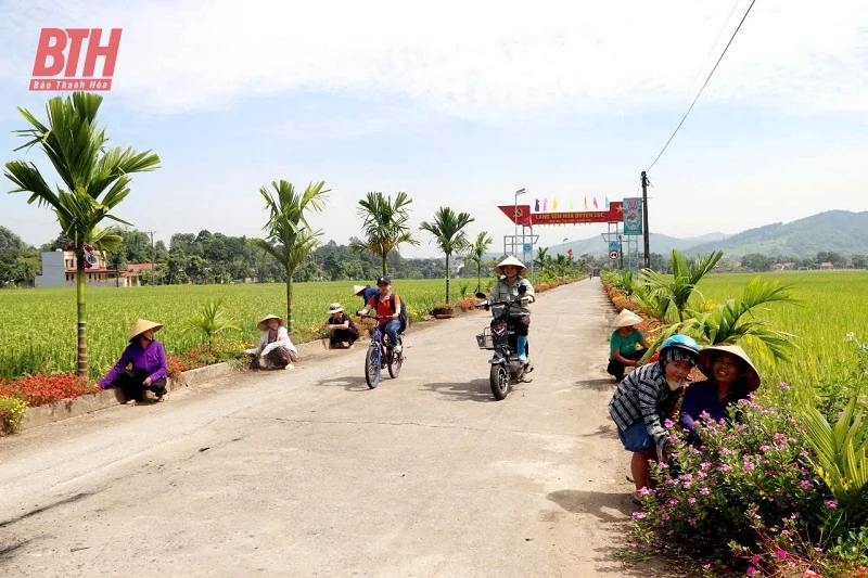 Đẹp làng quê từ phong trào khu dân cư “sáng - xanh - sạch - đẹp - an toàn ở huyện Yên Định