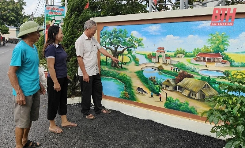 Đẹp làng quê từ phong trào khu dân cư “sáng - xanh - sạch - đẹp - an toàn ở huyện Yên Định
