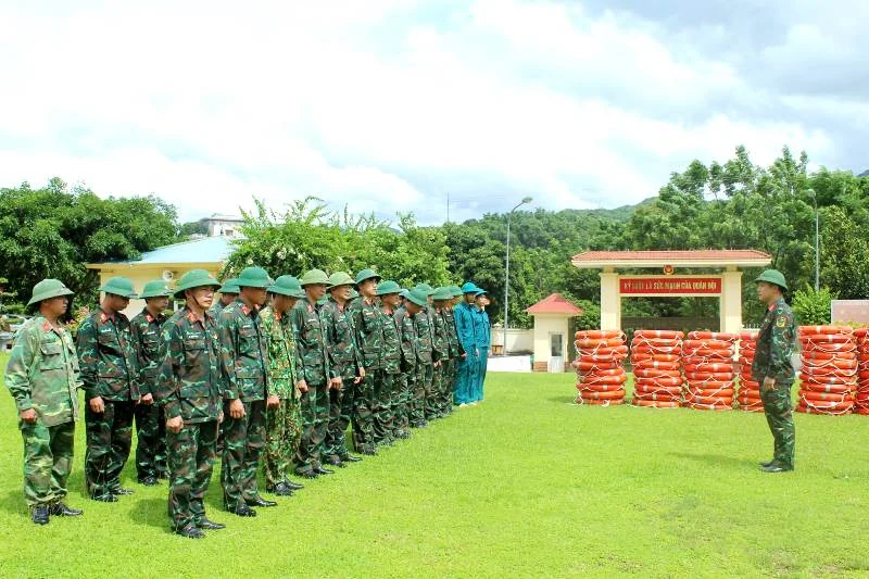 Bộ Chỉ huy Quân sự tỉnh sẵn sàng cơ động làm nhiệm vụ khi có lệnh