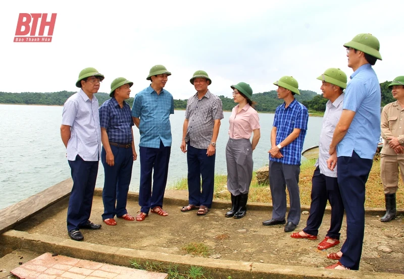 Phó Chủ tịch UBND tỉnh Lê Đức Giang kiểm tra công tác ứng phó bão số 3 tại các huyện Nông Cống, Như Thanh và Như Xuân