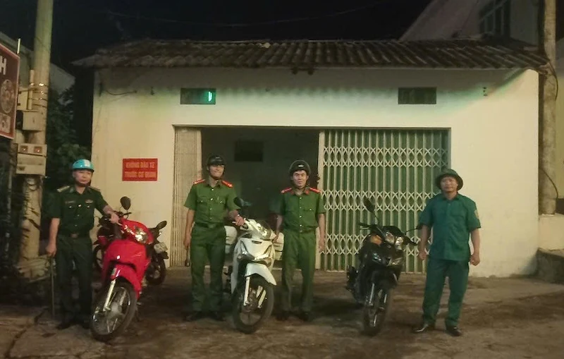Tuần tra bảo vệ an ninh biên giới dịp lễ Quốc khánh trên biên giới Việt - Lào