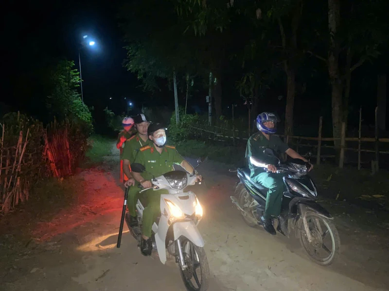 Tuần tra bảo vệ an ninh biên giới dịp lễ Quốc khánh trên biên giới Việt - Lào