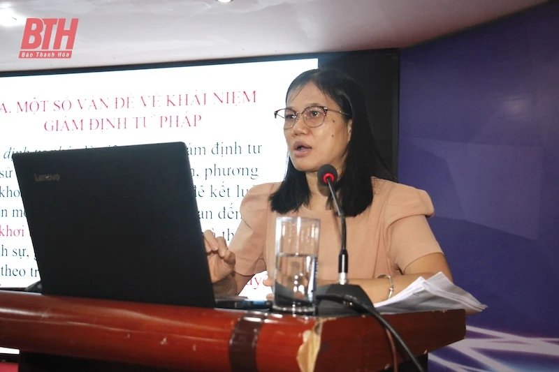 Bồi dưỡng kiến thức pháp luật về giám định tư pháp