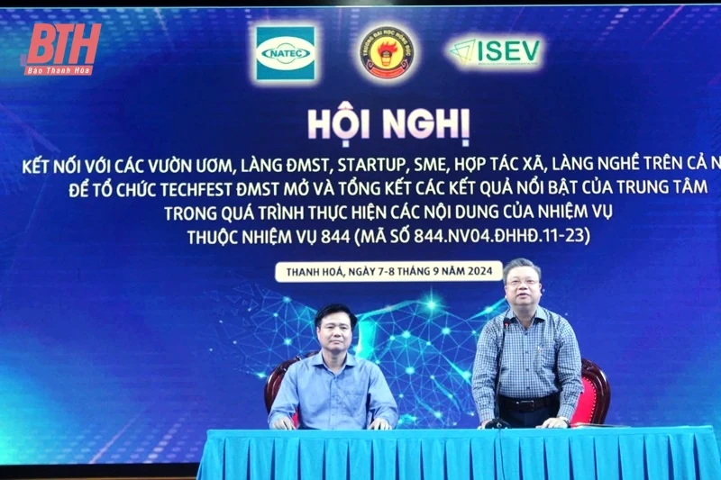 Kết nối với các vườn ươm, làng đổi mới sáng tạo, startup, SME, hợp tác xã, làng nghề trên cả nước