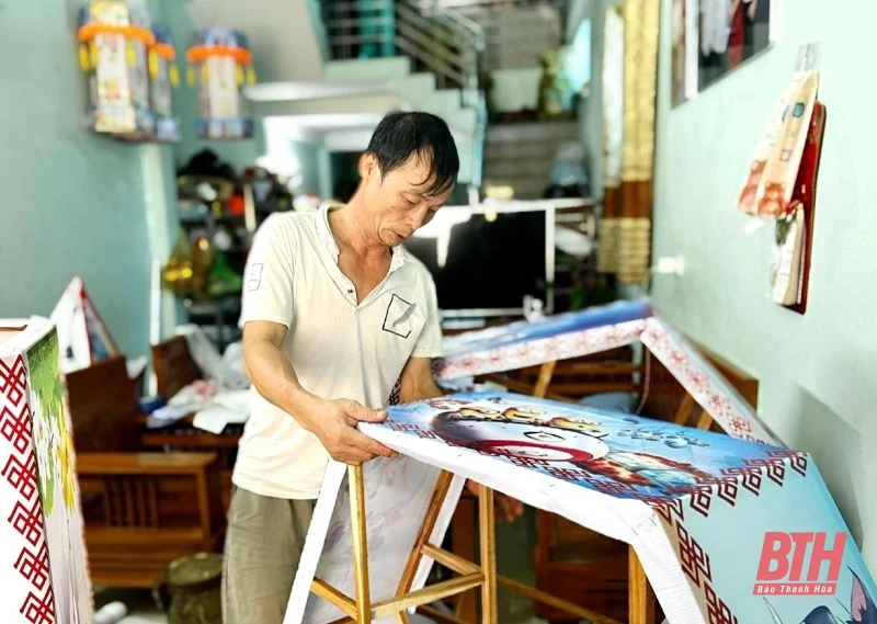 Làng nghề Mật Sơn vào mùa tết trung thu