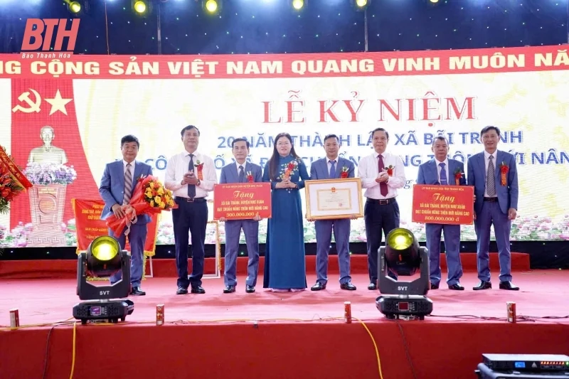 Bãi Trành kỷ niệm 20 năm thành lập và đón nhận xã đạt chuẩn cá cược bóng đá m88 nâng cao