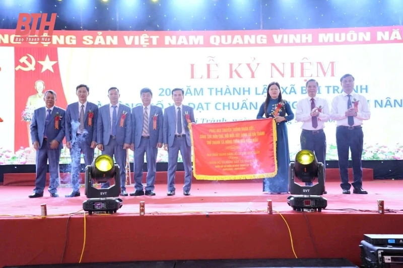 Bãi Trành kỷ niệm 20 năm thành lập và đón nhận xã đạt chuẩn cá cược bóng đá m88 nâng cao