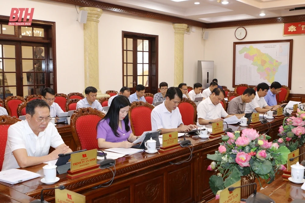 Ban Thường vụ Tỉnh ủy cho ý kiến vào Đề cương chi tiết Báo cáo Chính trị của Ban chấp hành Đảng bộ tỉnh khóa XIX tại Đại hội Đảng bộ tỉnh lần thứ XX