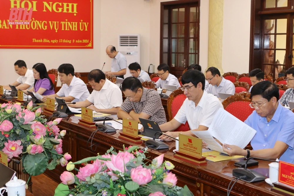 Ban Thường vụ Tỉnh ủy cho ý kiến vào Đề cương chi tiết Báo cáo Chính trị của Ban chấp hành Đảng bộ tỉnh khóa XIX tại Đại hội Đảng bộ tỉnh lần thứ XX