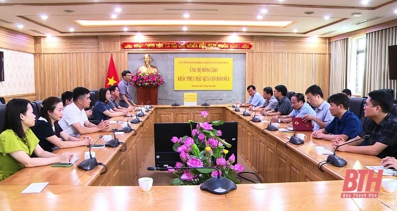 Văn phòng Đoàn ĐBQH và HĐND tỉnh phát động ủng hộ đồng bào bị thiệt hại do bão số 3
