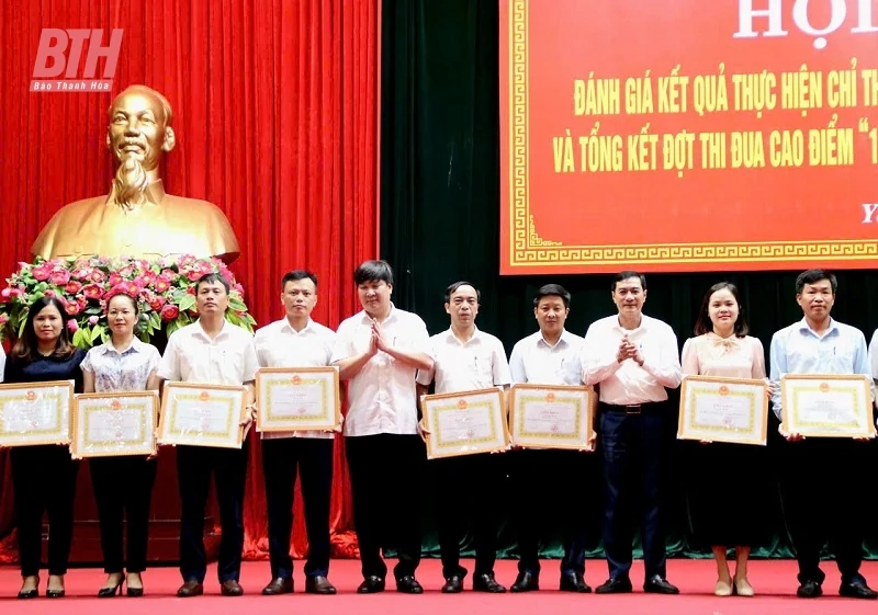 Yên Định tổng kết đợt thi đua cao điểm 100 ngày đêm xây dựng huyện NTM nâng cao